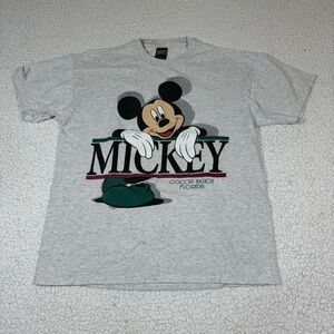 Vintage Sherry's Best Mickey Mouse Florida Gray Men's T-Shirt Size L